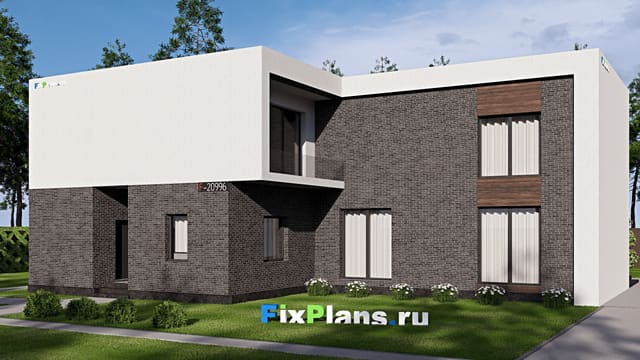 Двухэтажный дом F-20996